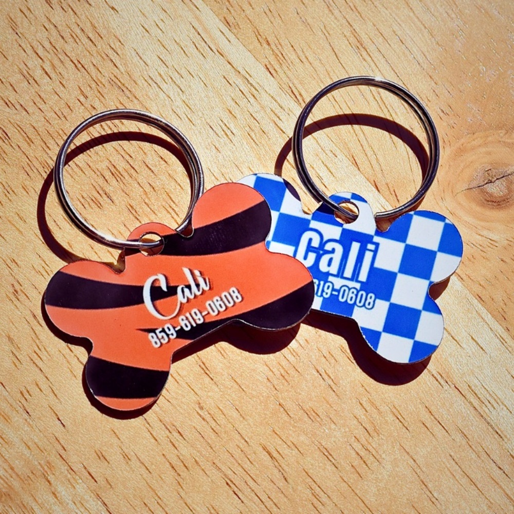 Custom Bone-Shaped Pet ID Tag